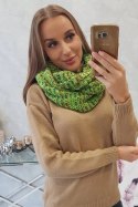 KN15 Komin damski zielony neon  