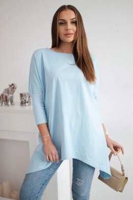 Bluzka oversize błękitna  