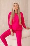 Komplet bawełniany bluza + legginsy fuksja  