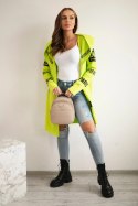 Bluza Narzutka z napisami kiwi  