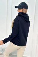 Bluza z napisem Voyage czarna  