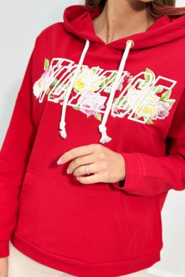 Bluza z napisem Voyage czerwona  