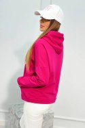 Bluza z napisem Voyage fuksja  