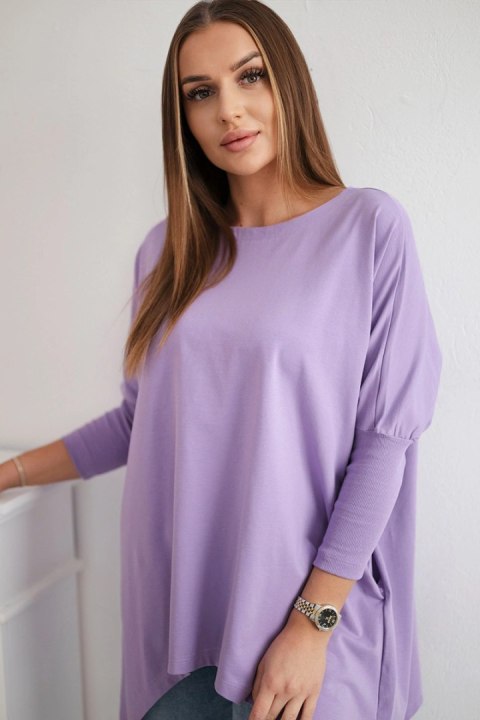 Bluzka oversize fioletowy Bluzka oversize fioletowy