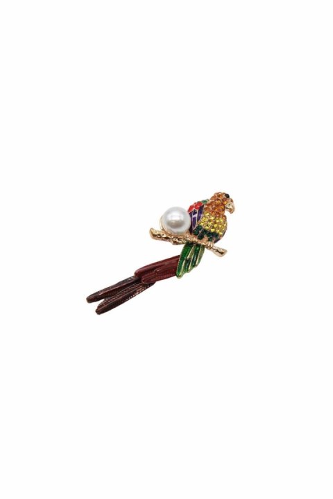 Broszka Papuga BZ-5 wielokolorowa BZ Broszka Papuga BZ-5 wielokolorowa BZ