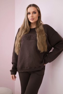 Komplet ocieplany Copenhagen brązowy  