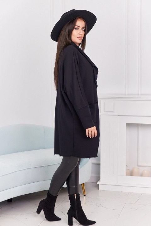 Bluza Narzutka z kieszeniami czarna Bluza Narzutka z kieszeniami czarna