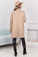 Bluza Narzutka z kieszeniami jasno beżowa  