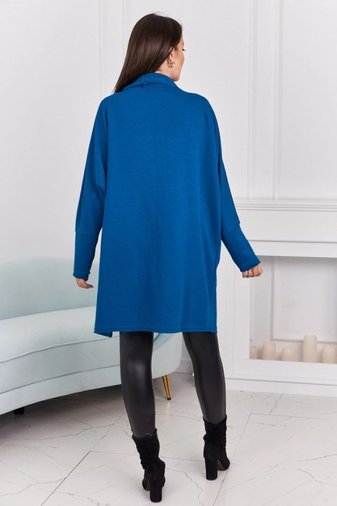 Bluza Narzutka z kieszeniami morska Bluza Narzutka z kieszeniami morska