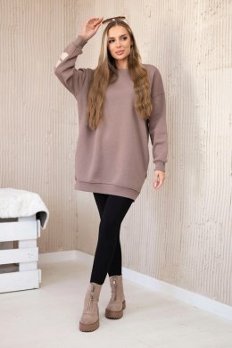 Bluza ocieplana z napisem California mocca  