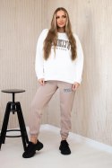 Komplet ocieplany Brooklyn ciemny beżowy  