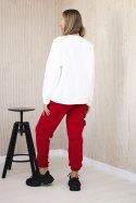 Komplet ocieplany Brooklyn czerwony  