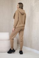 Komplet Bluza + Spodnie camelowy  
