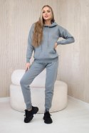 Komplet Bluza + Spodnie ciemny szary  