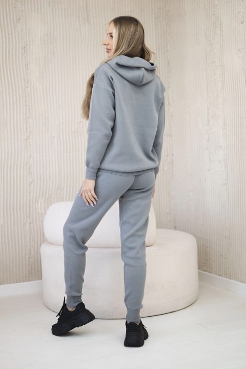 Komplet Bluza + Spodnie ciemny szary Komplet Bluza + Spodnie ciemny szary