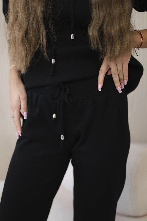 Komplet Bluza + Spodnie czarny Komplet Bluza + Spodnie czarny