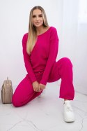 Komplet Bluza + Spodnie fuksja  