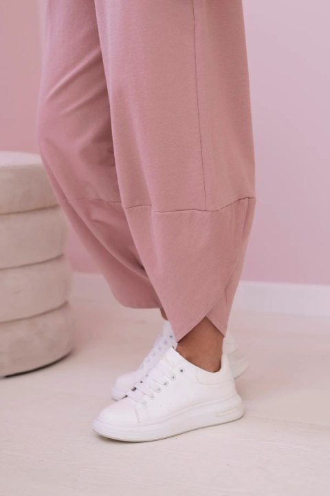Komplet bawełniany bluza + spodnie ciemny różowy Komplet bawełniany bluza + spodnie ciemny różowy