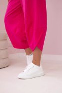 Komplet bawełniany bluza + spodnie fuksja  