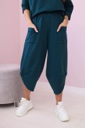 Komplet bawełniany bluza + spodnie morski  