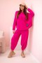 Komplet new punto bluza + spodnie fuksja  