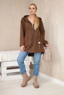 Bluza z kapturem Punto Milano Winter brązowa  
