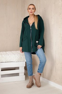 Bluza z kapturem Punto Milano Winter ciemno zielona  
