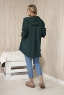 Bluza z kapturem Punto Milano Winter ciemno zielona  