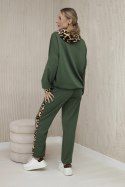 Komplet Paris Bluza + Spodnie khaki  