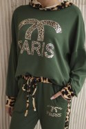 Komplet Paris Bluza + Spodnie khaki  