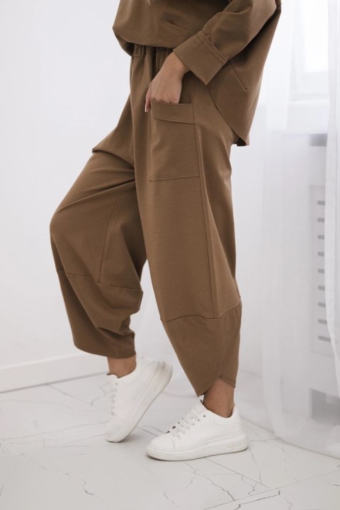 Komplet Punto Milano Winter bluza + spodnie camelowy Komplet Punto Milano Winter bluza + spodnie camelowy