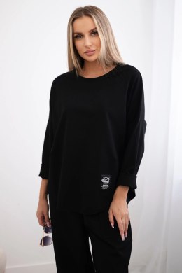 Komplet Punto Milano Winter bluza + spodnie czarny  