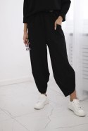 Komplet Punto Milano Winter bluza + spodnie czarny  