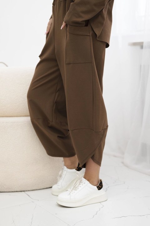 Komplet Punto Milano Winter bluza + spodnie czekoladowy Komplet Punto Milano Winter bluza + spodnie czekoladowy
