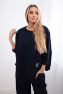 Komplet Punto Milano Winter bluza + spodnie granatowy  