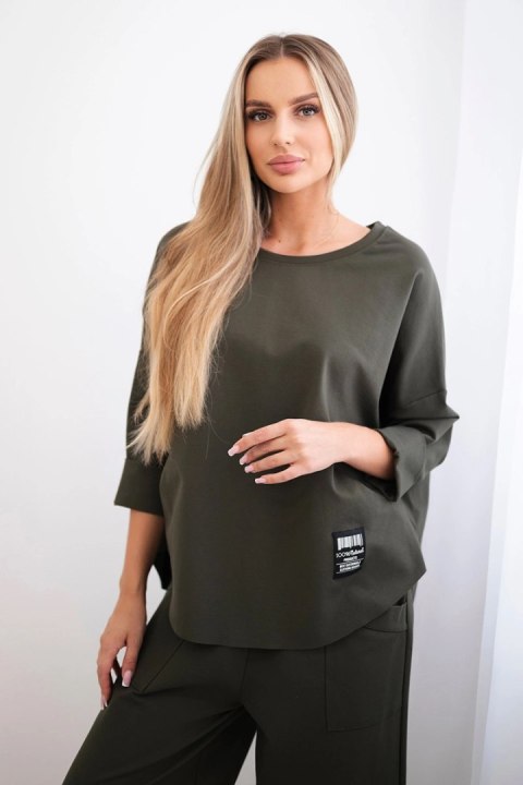 Komplet Punto Milano Winter bluza + spodnie khaki  