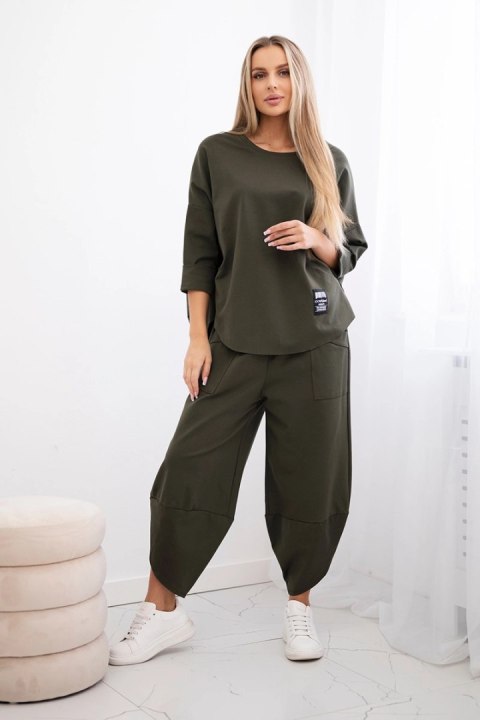Komplet Punto Milano Winter bluza + spodnie khaki Komplet Punto Milano Winter bluza + spodnie khaki