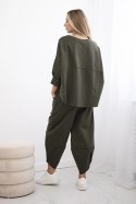 Komplet Punto Milano Winter bluza + spodnie khaki  