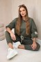 Komplet bluza + spodnie masełko khaki  