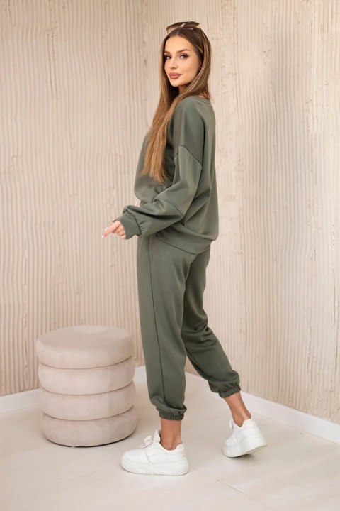 Komplet bluza + spodnie masełko khaki Komplet bluza + spodnie masełko khaki