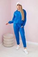 Komplet ocieplany bluza + spodnie chabrowy  