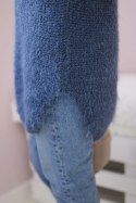 Sweter z włosem jeansowy  