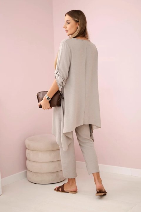 Komplet bluzka + spodnie z wisiorkiem fango  