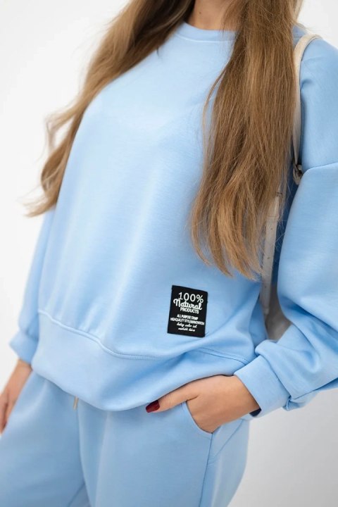 Komplet masełko bluza + spodnie niebieski Komplet masełko bluza + spodnie niebieski
