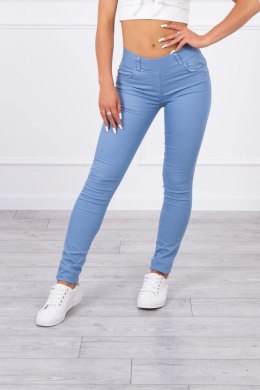 Spodnie kolorowe jasny jeans  