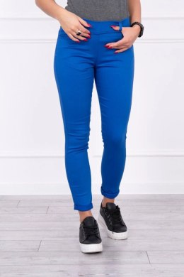 Spodnie kolorowy jeans chabrowe  