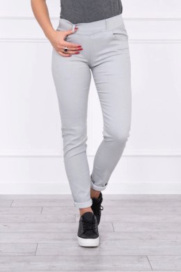 Spodnie kolorowy jeans szare  