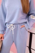 Komplet bluza + spodnie masełko jasny jeansowy  