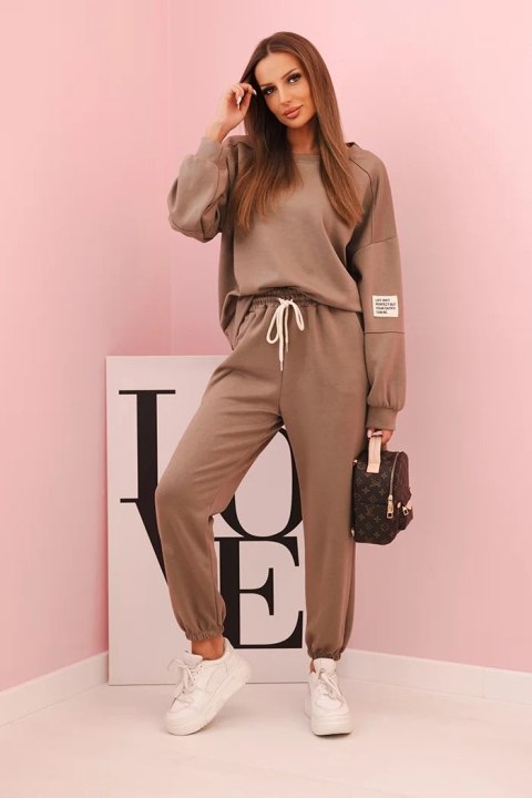 Komplet bluza + spodnie masełko fango  