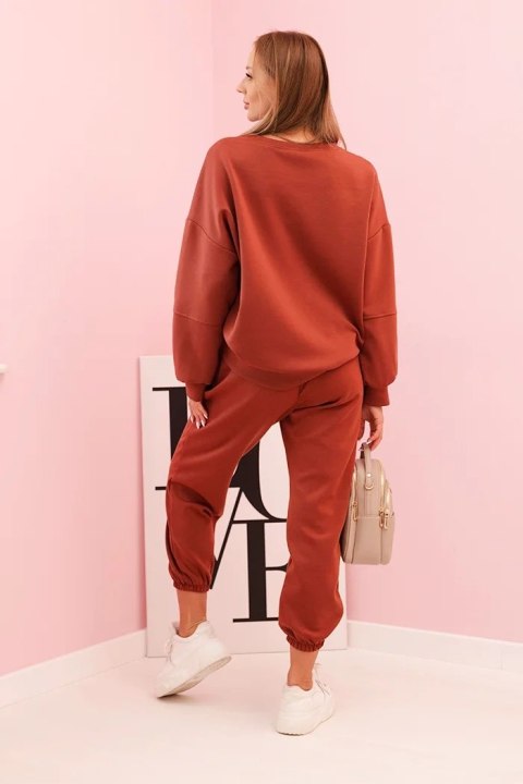 Komplet bluza + spodnie masełko rudy Komplet bluza + spodnie masełko rudy